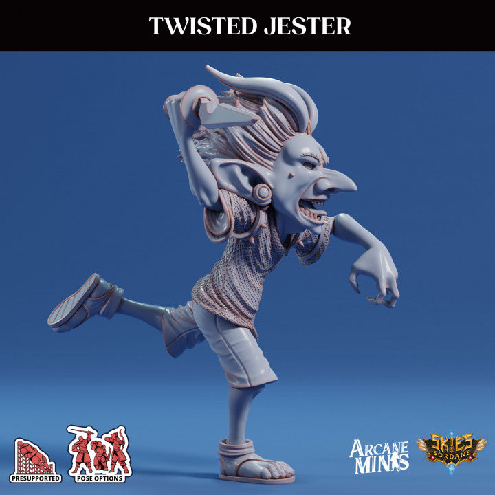 Twisted Jester - Laughing (25mm Base)