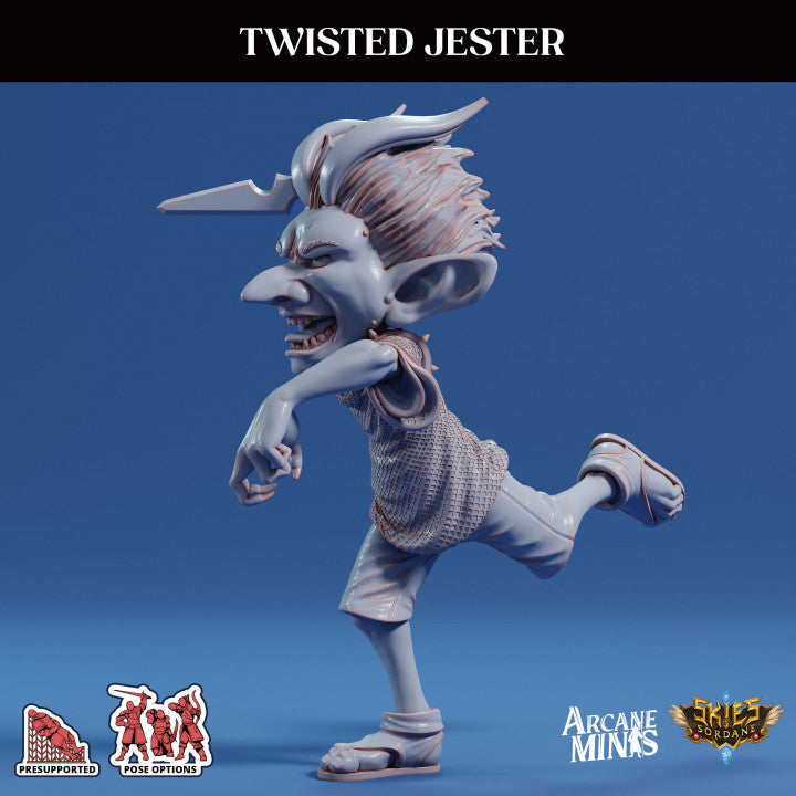 Twisted Jester - Laughing (25mm Base)