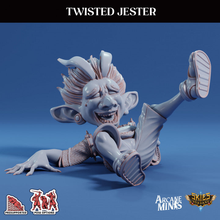 Twisted Jester - Laughing (25mm Base)