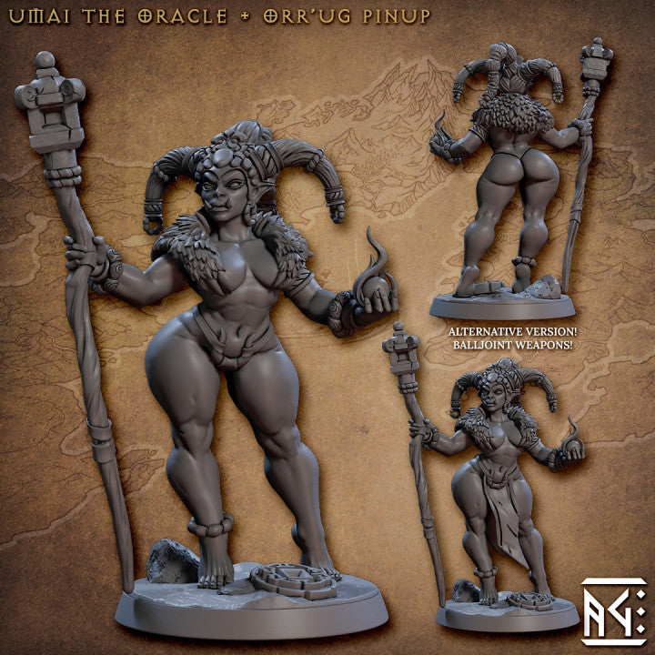 Orc Seer Oracle Rituals | Medium | Artisan Guild | D&D DnD Pathfinder Miniature