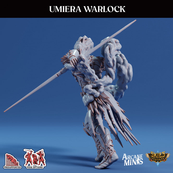 Umiera Warlock Sorcerer Miniature | Medium | Sordane Publishing | D&D DnD Pathfinder Miniature