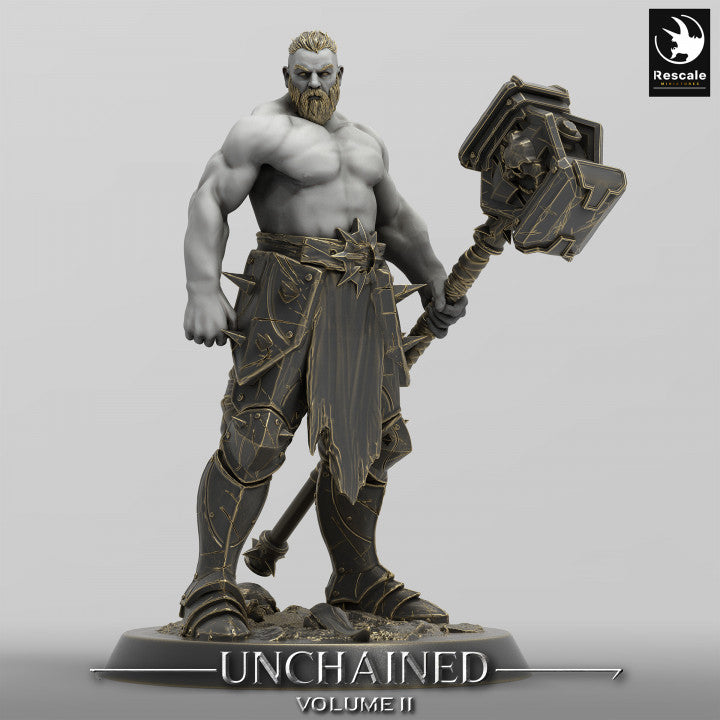 Collection Unchained Warrior Infantry Fighter Human | Medium | Rescale Miniatures | D&D DnD Pathfinder Miniature