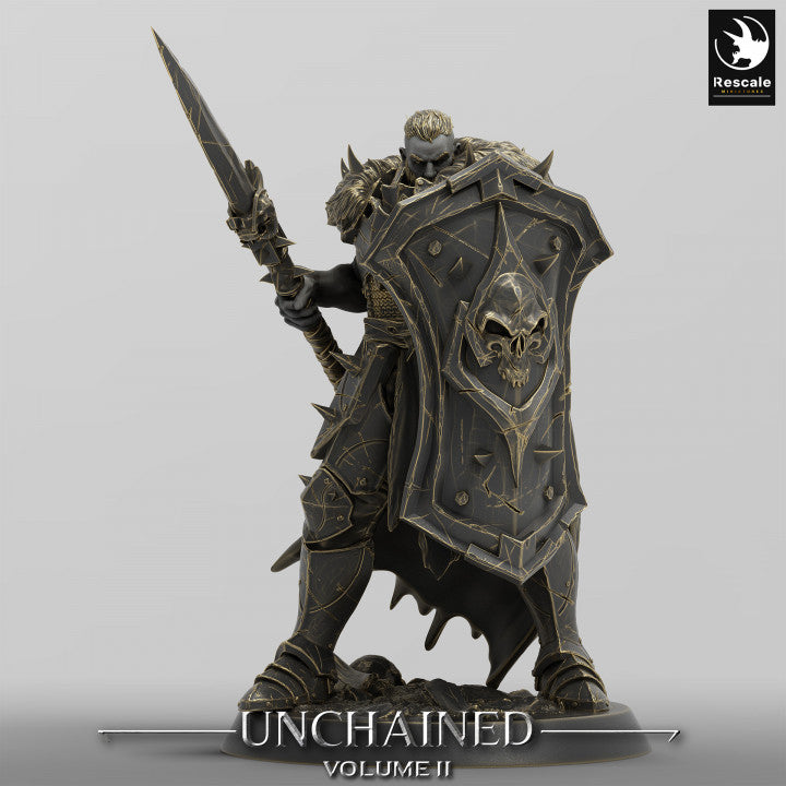 Collection Unchained Warrior Infantry Fighter Human | Medium | Rescale Miniatures | D&D DnD Pathfinder Miniature