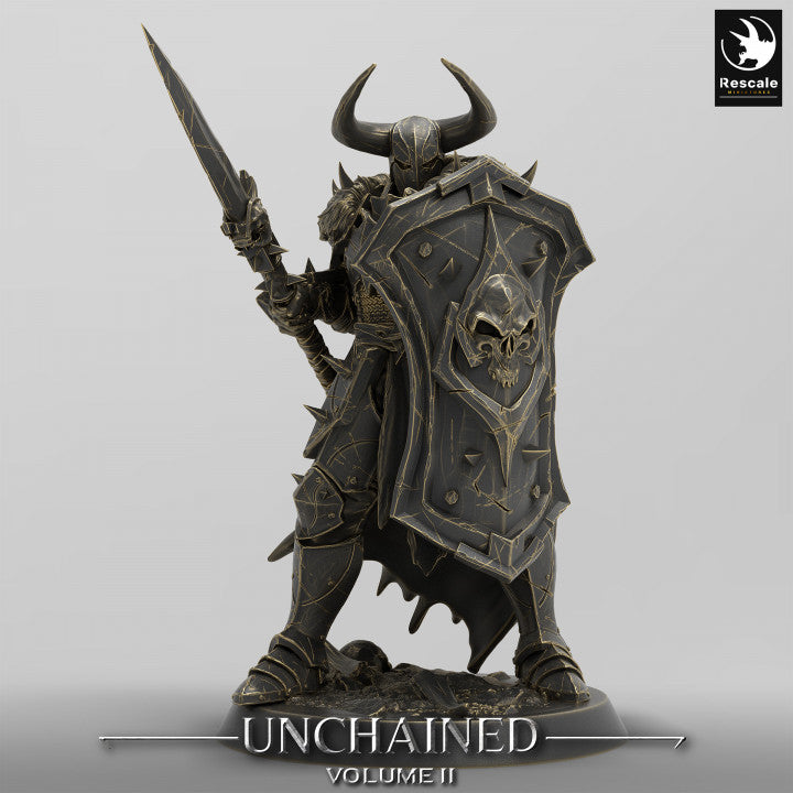 Collection Unchained Warrior Infantry Fighter Human | Medium | Rescale Miniatures | D&D DnD Pathfinder Miniature