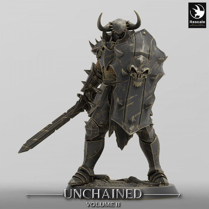 Collection Unchained Warrior Infantry Fighter Human | Medium | Rescale Miniatures | D&D DnD Pathfinder Miniature