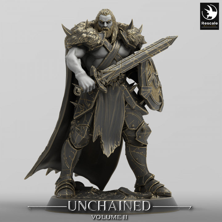 Collection Unchained Warrior Infantry Fighter Human | Medium | Rescale Miniatures | D&D DnD Pathfinder Miniature