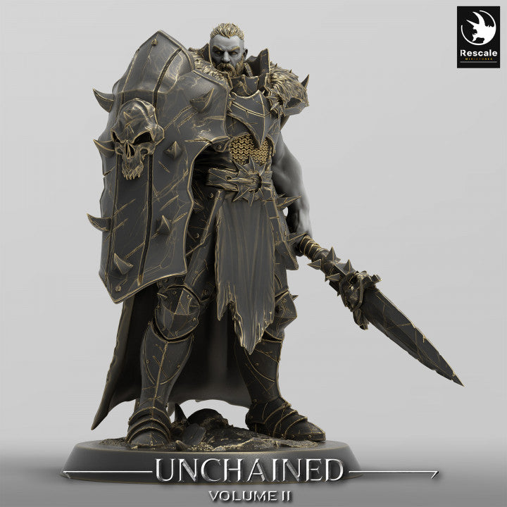 Collection Unchained Warrior Infantry Fighter Human | Medium | Rescale Miniatures | D&D DnD Pathfinder Miniature