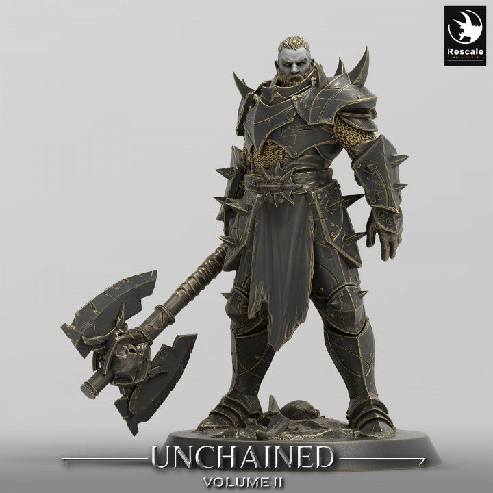 Collection Unchained Warrior Infantry Fighter Human | Medium | Rescale Miniatures | D&D DnD Pathfinder Miniature