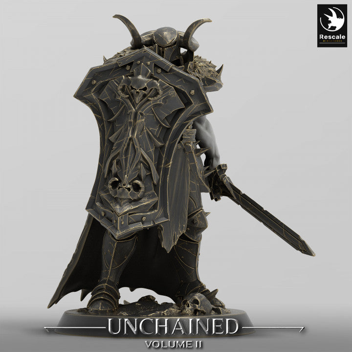 Collection Unchained Warrior Infantry Fighter Human | Medium | Rescale Miniatures | D&D DnD Pathfinder Miniature