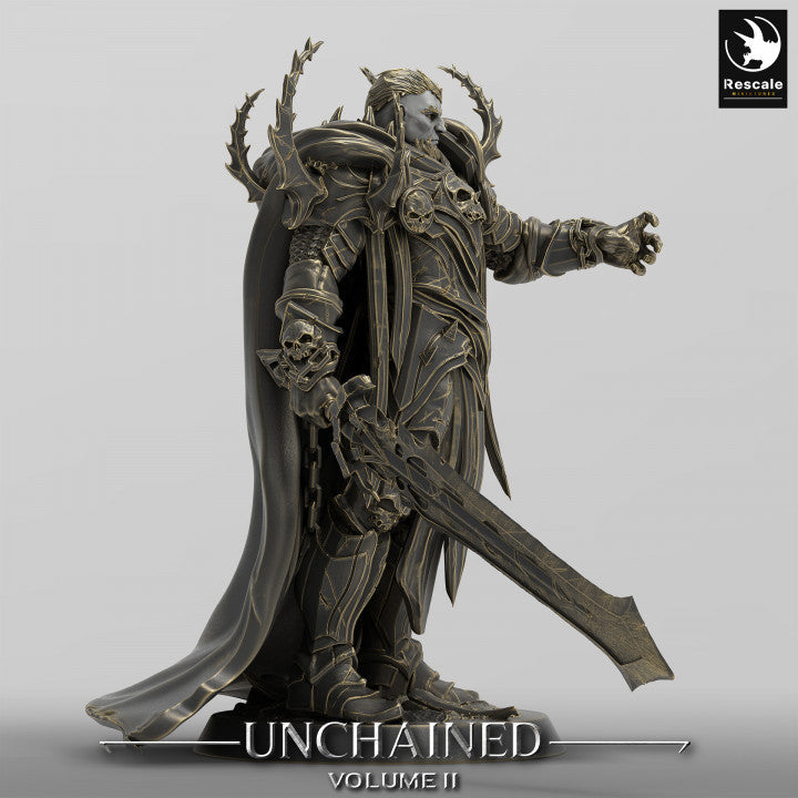 Warrior Knight Paladin Fighter | Medium | Rescale Miniatures | D&D DnD Pathfinder Miniature