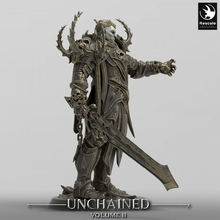 Warrior Knight Paladin Fighter | Medium | Rescale Miniatures | D&D DnD Pathfinder Miniature