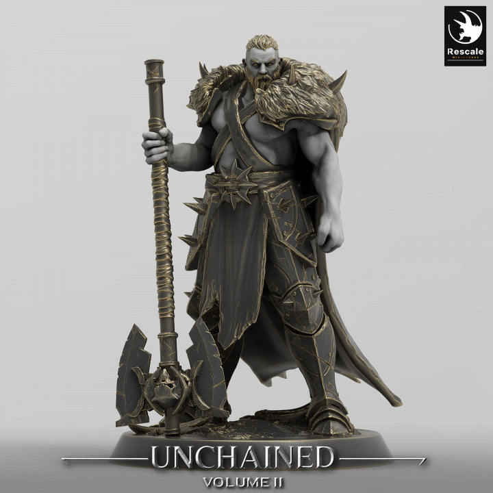 Collection Unchained Warrior Infantry Fighter Human | Medium | Rescale Miniatures | D&D DnD Pathfinder Miniature