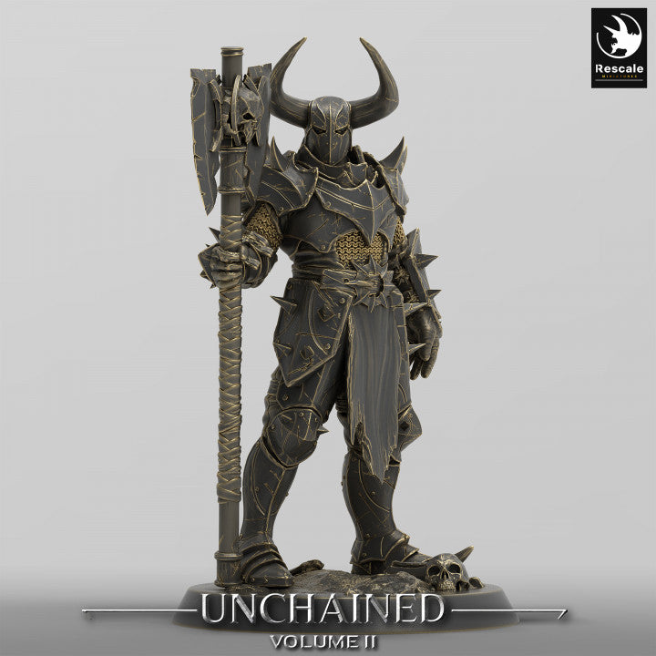 Collection Unchained Warrior Infantry Fighter Human | Medium | Rescale Miniatures | D&D DnD Pathfinder Miniature