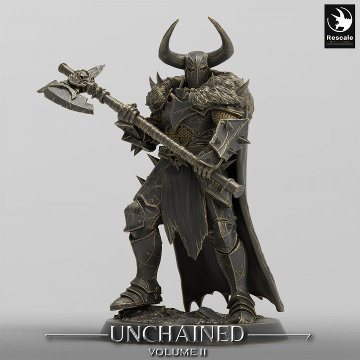 Collection Unchained Warrior Fighter Human Warrior | Medium | Rescale Miniatures | D&D DnD Pathfinder Miniature