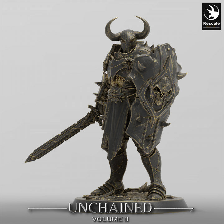 Collection Unchained Warrior Infantry Fighter Human | Medium | Rescale Miniatures | D&D DnD Pathfinder Miniature