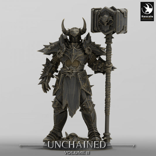 Unchained Fighter Commander Humanoid | Medium | Rescale Miniatures | D&D DnD Pathfinder Miniature