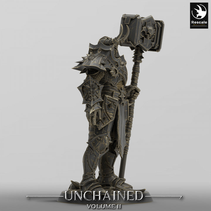 Unchained Fighter Commander Humanoid | Medium | Rescale Miniatures | D&D DnD Pathfinder Miniature