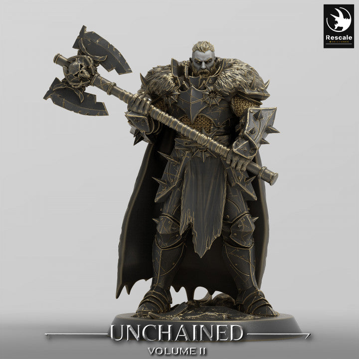 Collection Unchained Warrior Infantry Fighter Human | Medium | Rescale Miniatures | D&D DnD Pathfinder Miniature