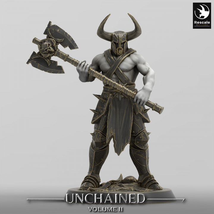 Collection Unchained Warrior Infantry Fighter Human | Medium | Rescale Miniatures | D&D DnD Pathfinder Miniature
