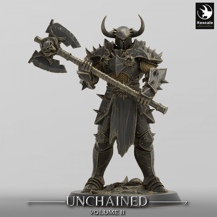 Collection Unchained Warrior Infantry Fighter Human | Medium | Rescale Miniatures | D&D DnD Pathfinder Miniature