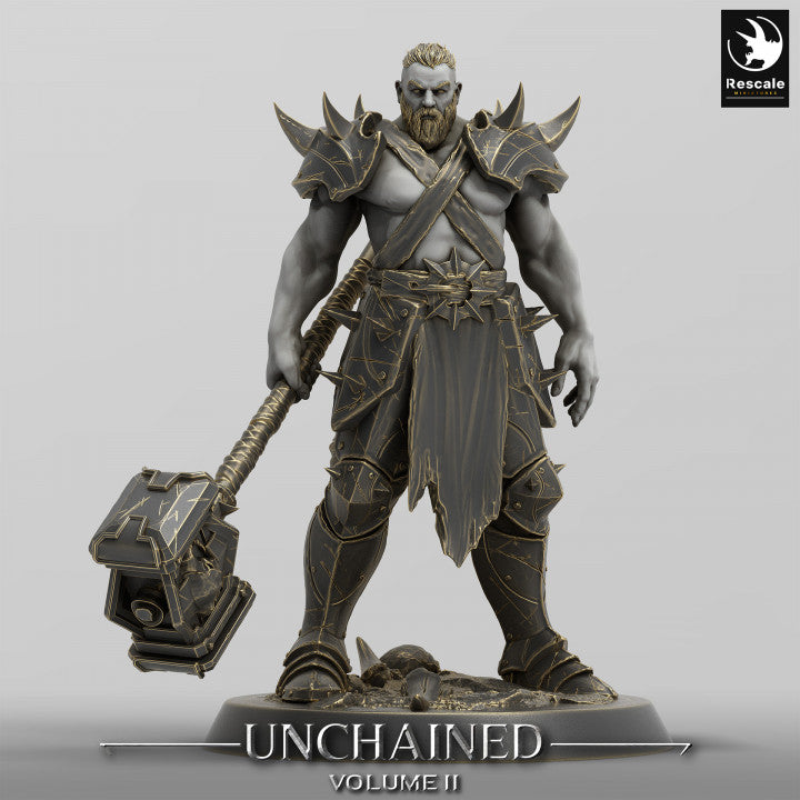 Collection Unchained Warrior Infantry Fighter Human | Medium | Rescale Miniatures | D&D DnD Pathfinder Miniature