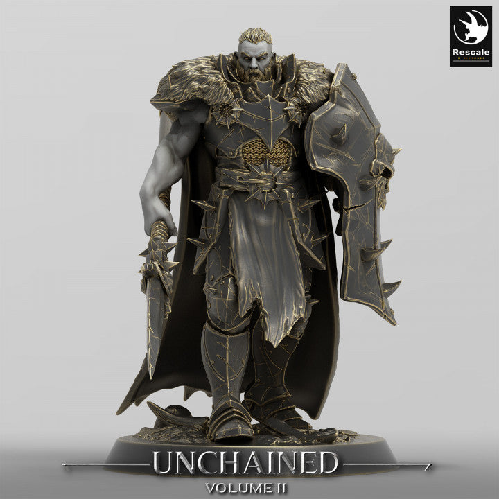 Collection Unchained Warrior Infantry Fighter Human | Medium | Rescale Miniatures | D&D DnD Pathfinder Miniature