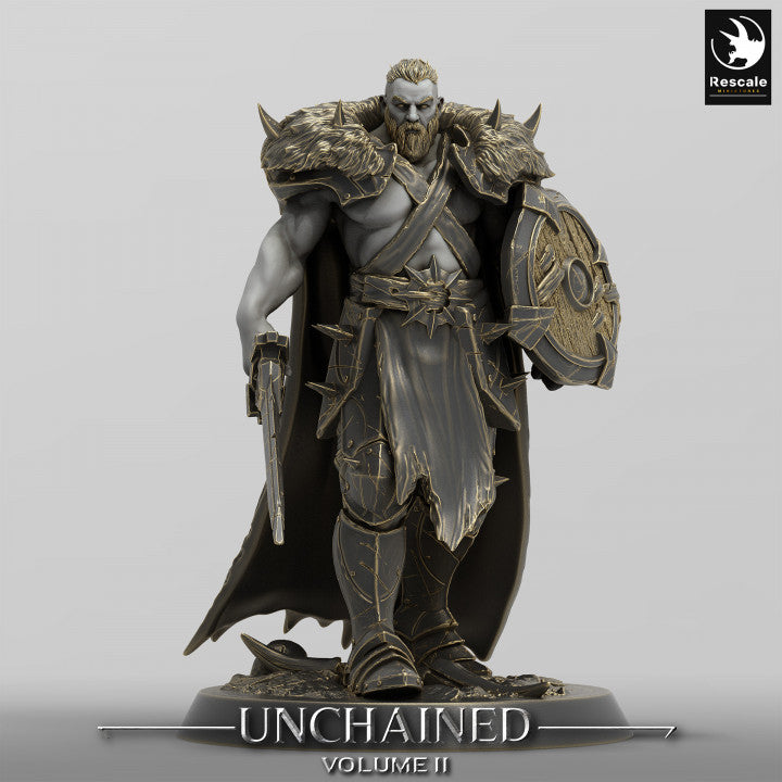 Collection Unchained Warrior Infantry Fighter Human | Medium | Rescale Miniatures | D&D DnD Pathfinder Miniature