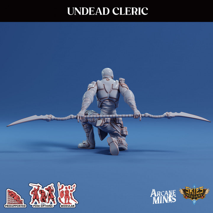 Undead Cleric Guard Miniature | Medium | Sordane Publishing | D&D DnD Pathfinder Miniature