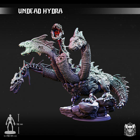 Undead Hydra - Aggressive (50mm Base)