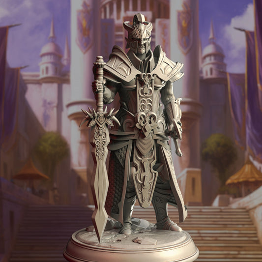 High Elf Wizard King Miniature | Medium | DM Stash | D&D DnD Pathfinder Miniature