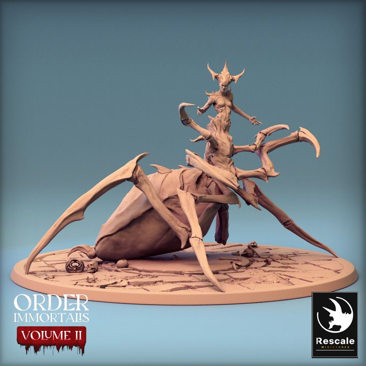 Collection Spider Hybrid Monstrosity Humanoid | Large | Rescale Miniatures | D&D DnD Pathfinder Miniature