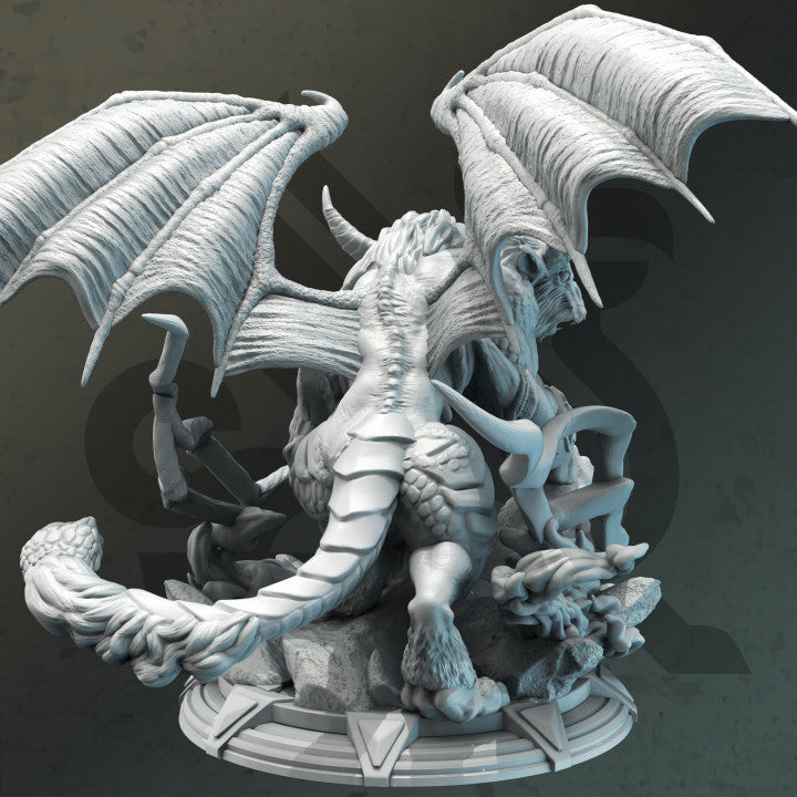 Lightning Chimera Monster Air Elements | Large | DM Stash | D&D DnD Pathfinder Miniature