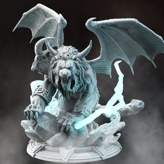 Lightning Chimera Monster Air Elements | Large | DM Stash | D&D DnD Pathfinder Miniature