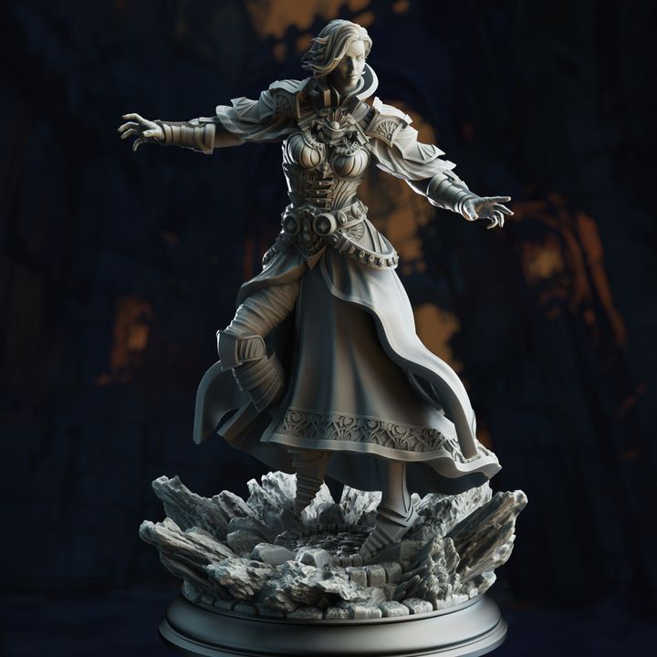 Psionic Mindweaver Seer - Violet (25mm Base)