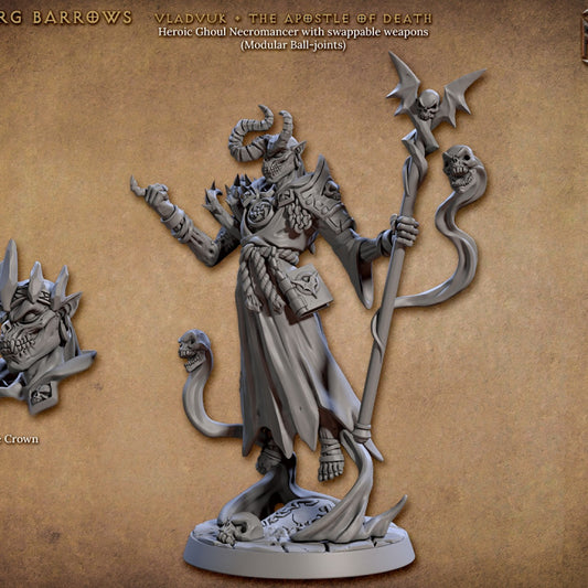 Vladvuk - Apostle of Death (Casting) (25mm Base)