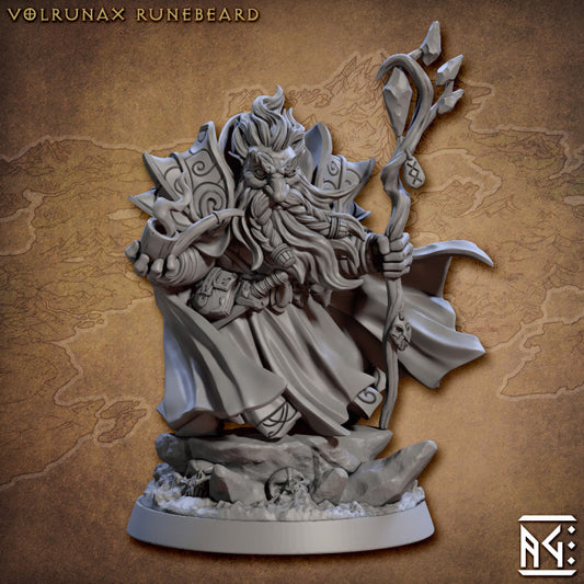 Dwarf Wizard Arcanist Miniature | Medium | Artisan Guild | D&D DnD Pathfinder Miniature