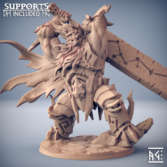 Fire Jotunn Giant Figure | Gargantuan | Artisan Guild | D&D DnD Pathfinder Miniature