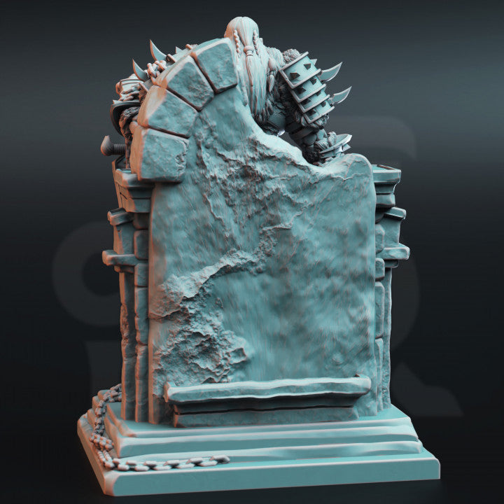 Giant King Throne Armor | Huge | DM Stash | D&D DnD Pathfinder Miniature