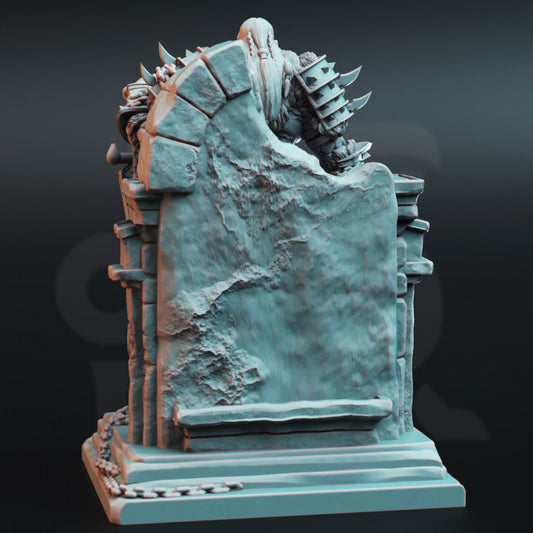 Giant King Throne Armor | Huge | DM Stash | D&D DnD Pathfinder Miniature
