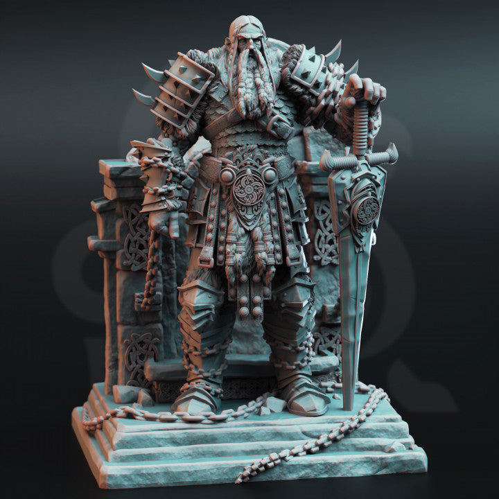 Giant King Throne Armor | Huge | DM Stash | D&D DnD Pathfinder Miniature