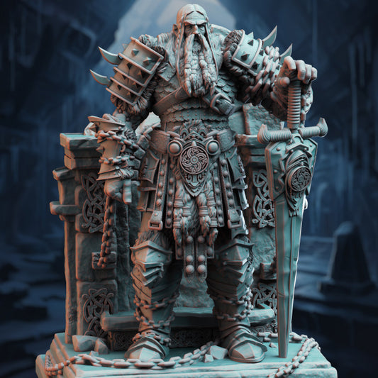 Giant King Throne Armor | Huge | DM Stash | D&D DnD Pathfinder Miniature