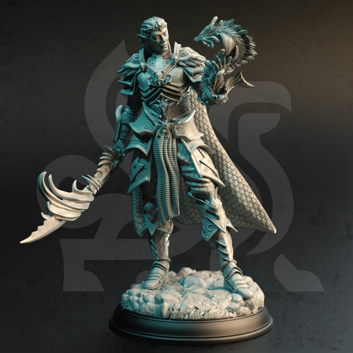 High Elf Spellblade Warrior Miniature | Medium | DM Stash | D&D DnD Pathfinder Miniature