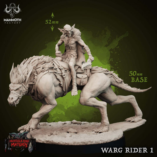 Warg Rider - Mounted (50mm Base)