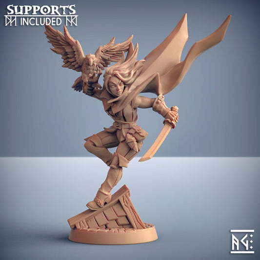 Wendy Greywing - Thief (25mm Base)