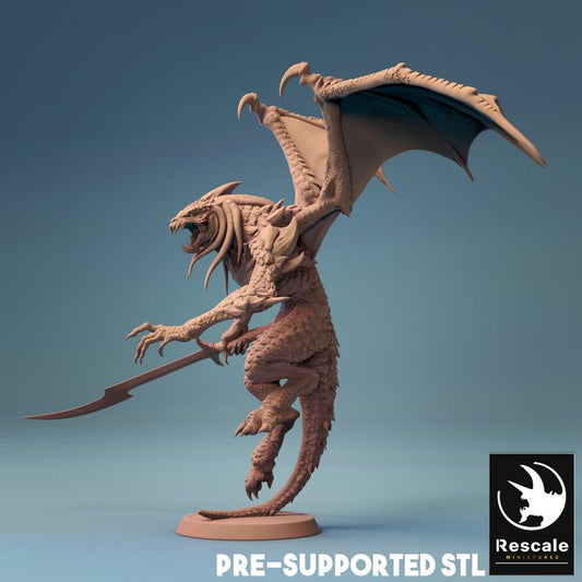 Abishai Warrior - Sword (25mm Base)