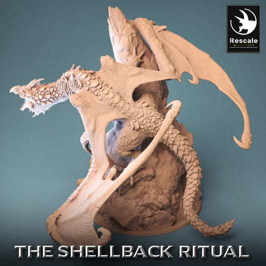 Legendary Chromatic White Dragon - Majestic (100mm Base)