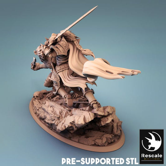 Necromancer vs. Rat Warrior - Combat (25mm Base)