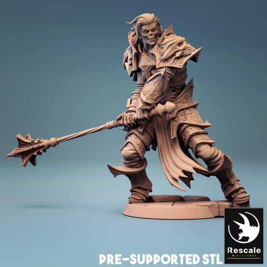 Necromancer - With Staff (25mm Base)