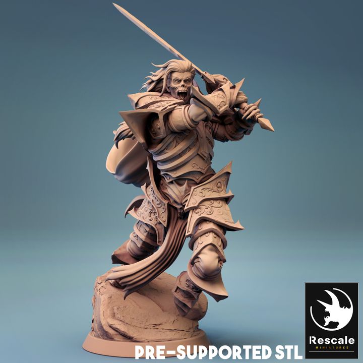 Nigromante vs. Guerrero Rata - Combate (Base de 25 mm)