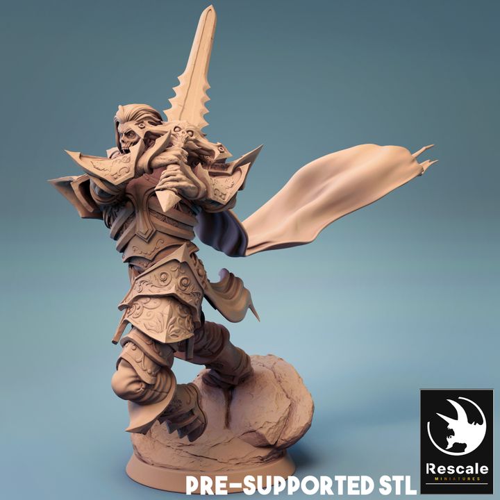 Nigromante vs. Guerrero Rata - Combate (Base de 25 mm)